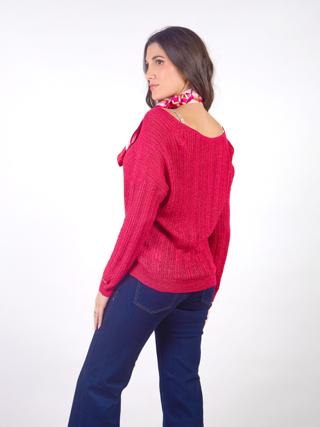 LEAH – LONG-SLEEVE TWO-WAY SWEATER