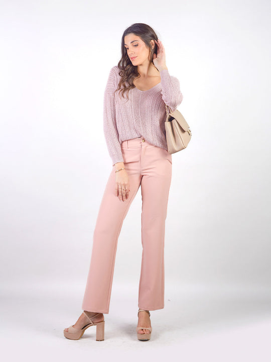 LEAH – LONG-SLEEVE TWO-WAY SWEATER