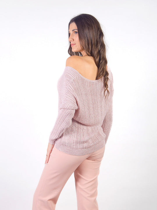 LEAH – LONG-SLEEVE TWO-WAY SWEATER