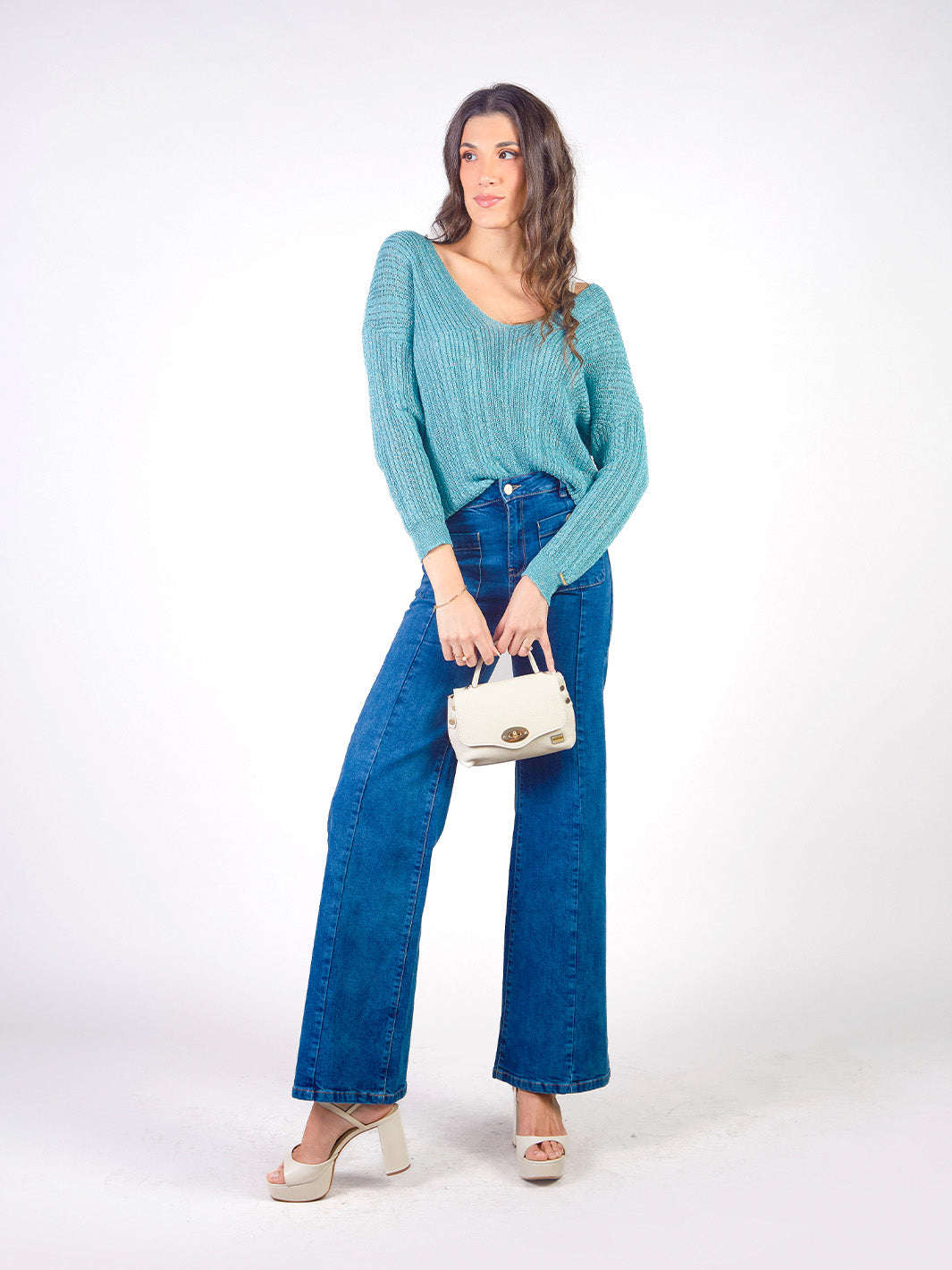 LEAH – LONG-SLEEVE TWO-WAY SWEATER