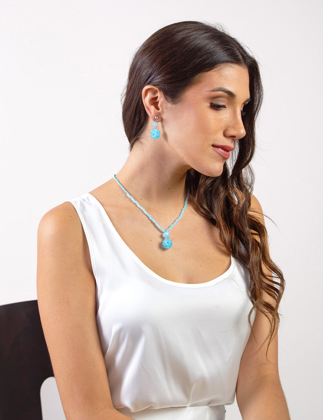 ISA - COLLAR CON BROCHE REGULABLE BEIGE