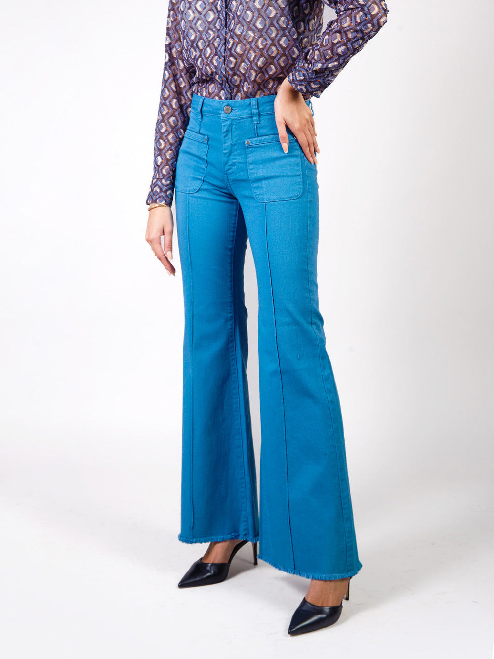 VANESSA - PANTALÓN ACAMPANADO