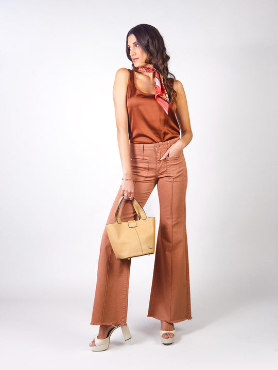 VANESSA - PANTALÓN ACAMPANADO