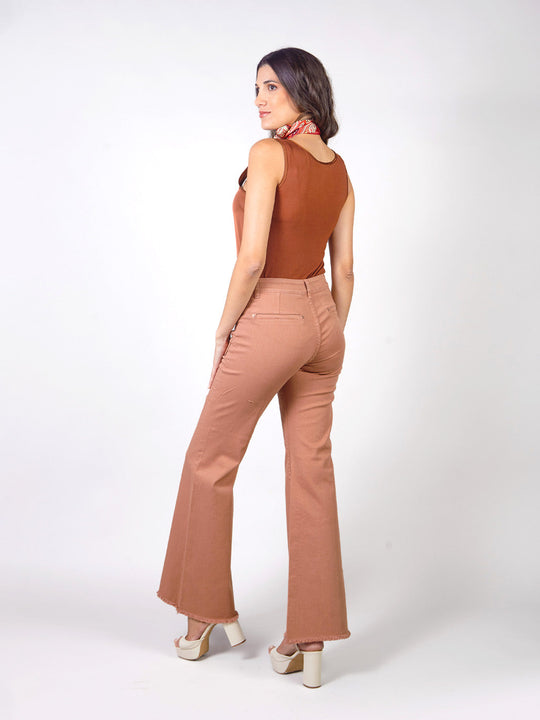 VANESSA - PANTALÓN ACAMPANADO