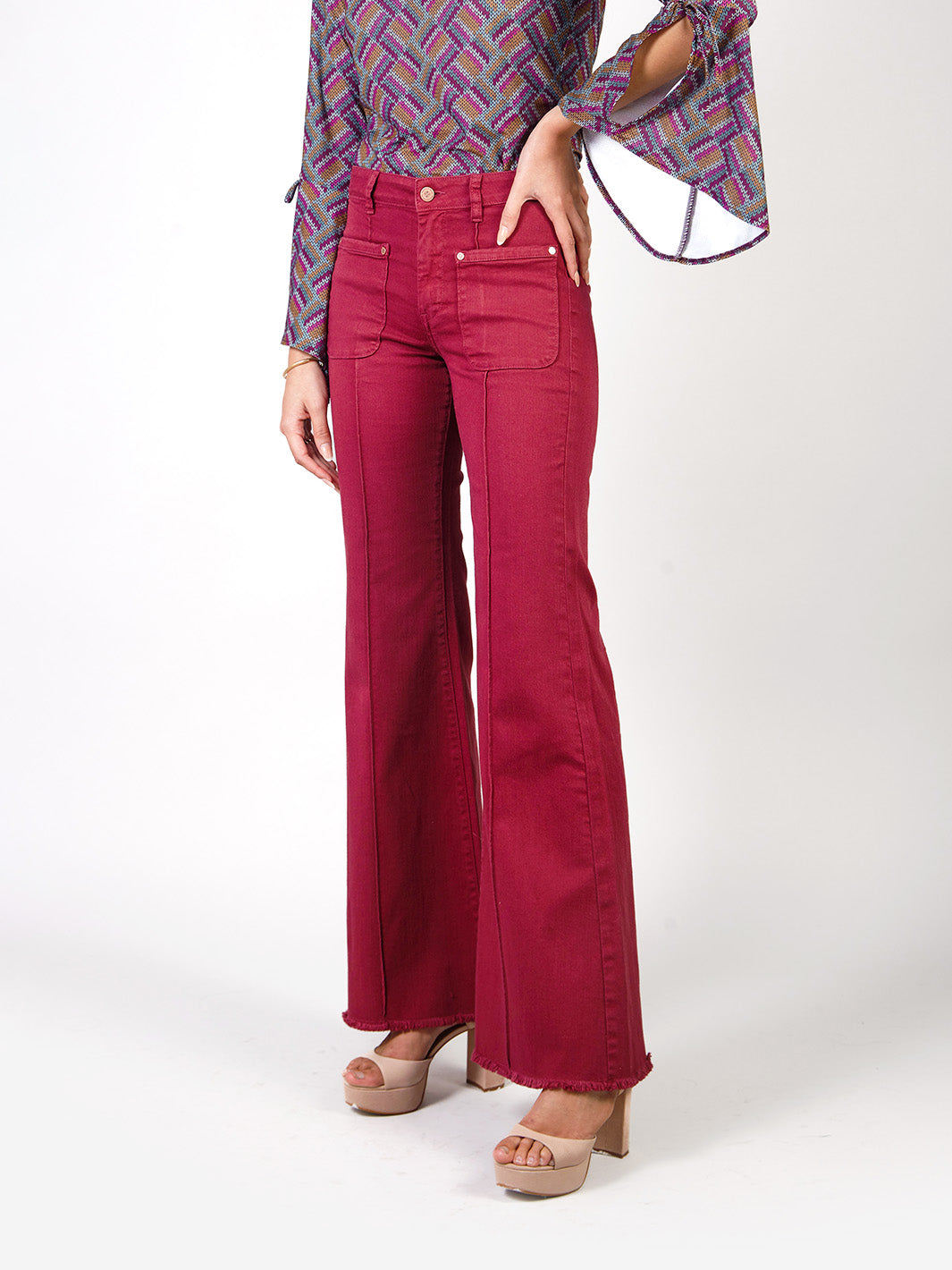 VANESSA - PANTALÓN ACAMPANADO