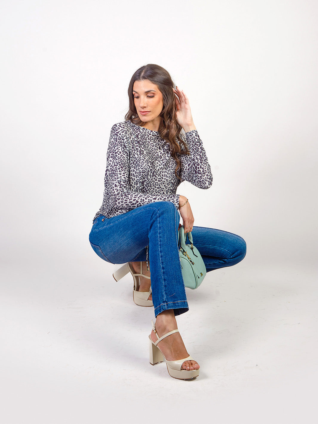 PAMELA - PANTALÓN DENIM CORTE RECTO