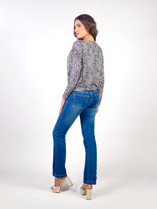 PAMELA - PANTALÓN DENIM CORTE RECTO