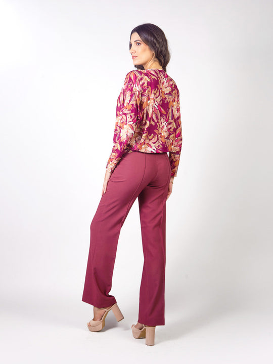 NICOLETTA - PANTALÓN CORTE RECTO