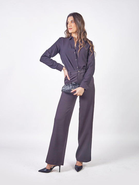 NICOLETTA - PANTALÓN CORTE RECTO