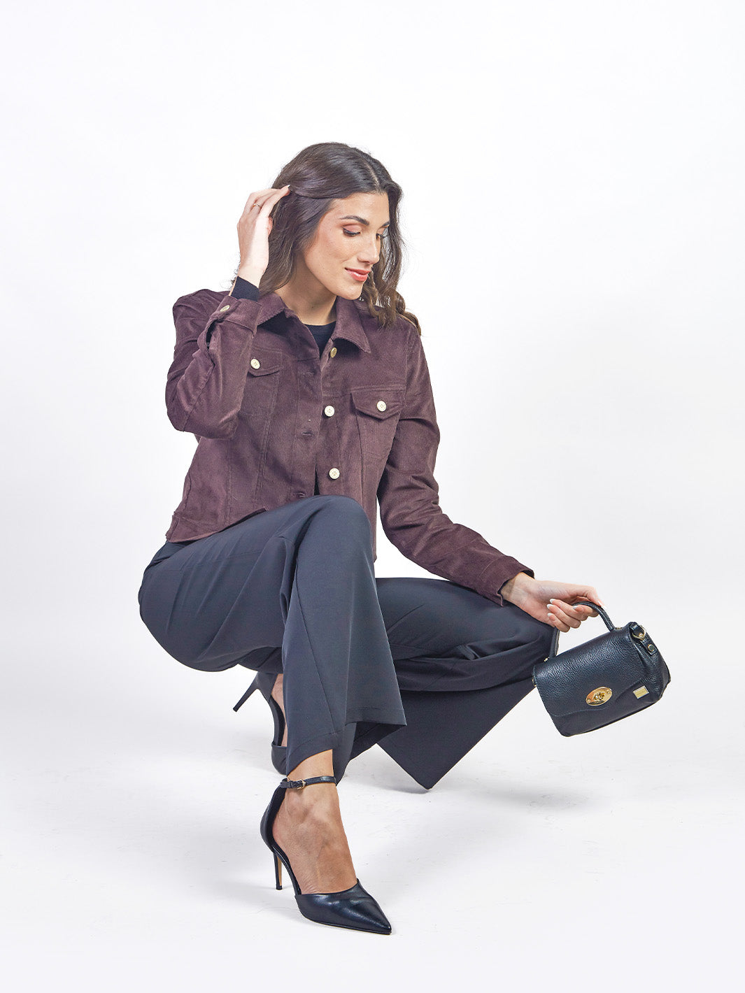 DONNA - PANTALÓN SEMI PALAZZO