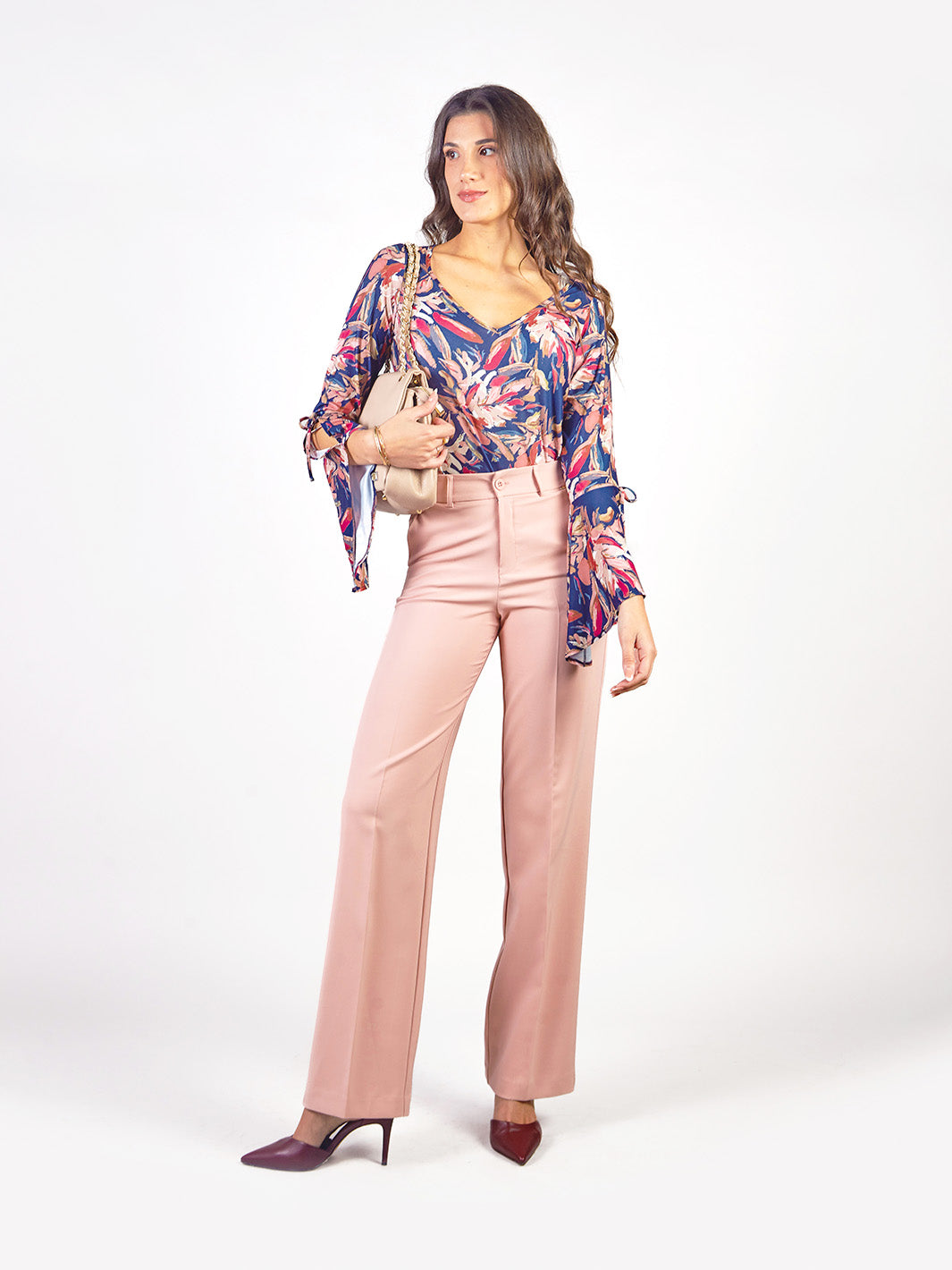 FRAN – LONG-SLEEVE FLARED TOP