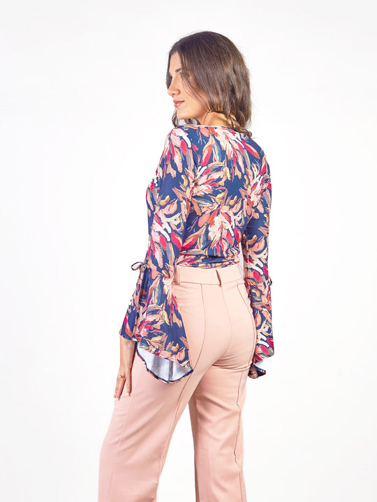 FRAN – LONG-SLEEVE FLARED TOP