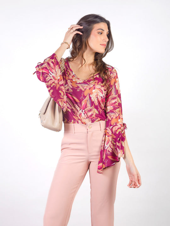 FRAN – LONG-SLEEVE FLARED TOP