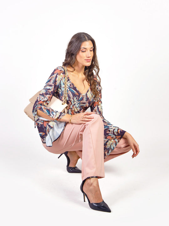 FRAN – LONG-SLEEVE FLARED TOP