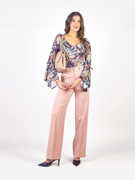 FRAN – LONG-SLEEVE FLARED TOP