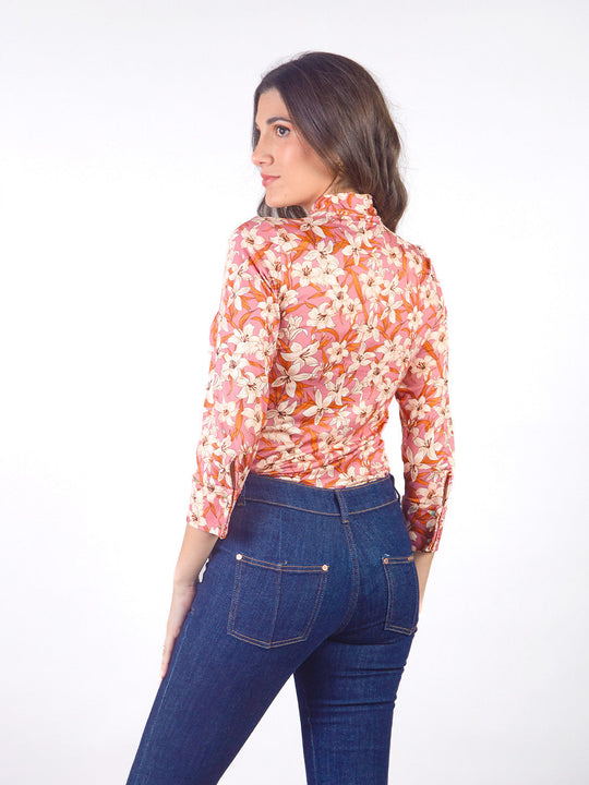 ANTONELLA - POLO MANGA 3/4 CON ESCOTE EN V