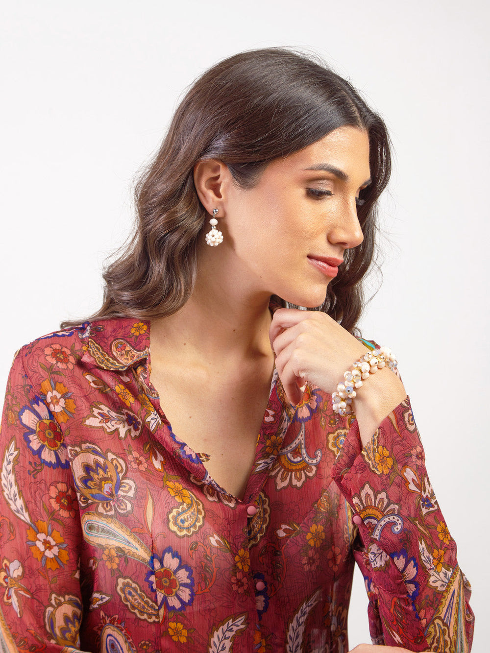 MELODIE - PULSERA CON CRISTALES AZUL