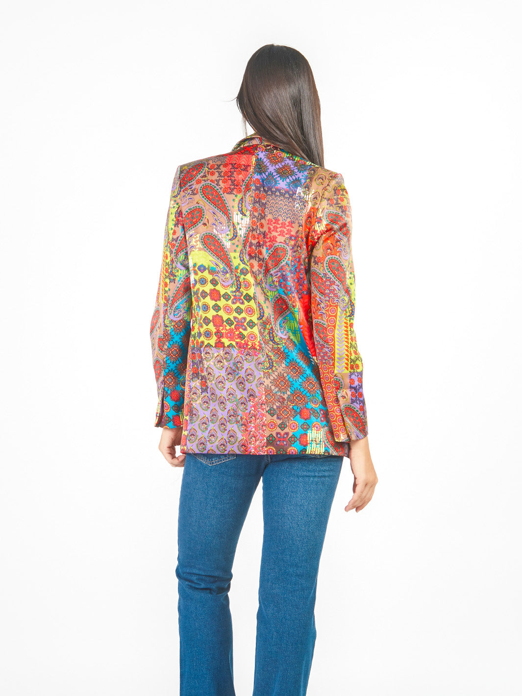 Blazer estampado paisley