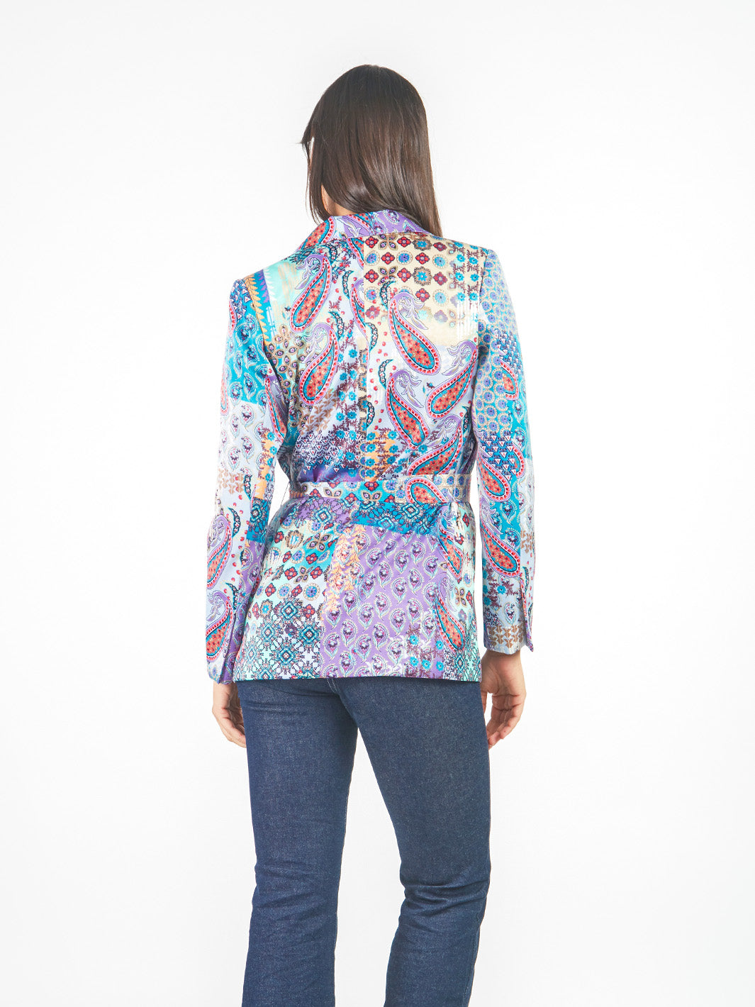 Blazer estampado paisley