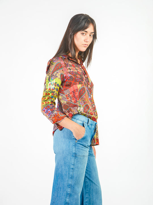 Blusa estampado paisley