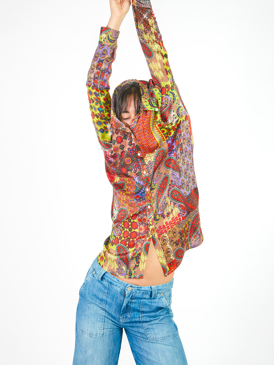 Blusa estampado paisley