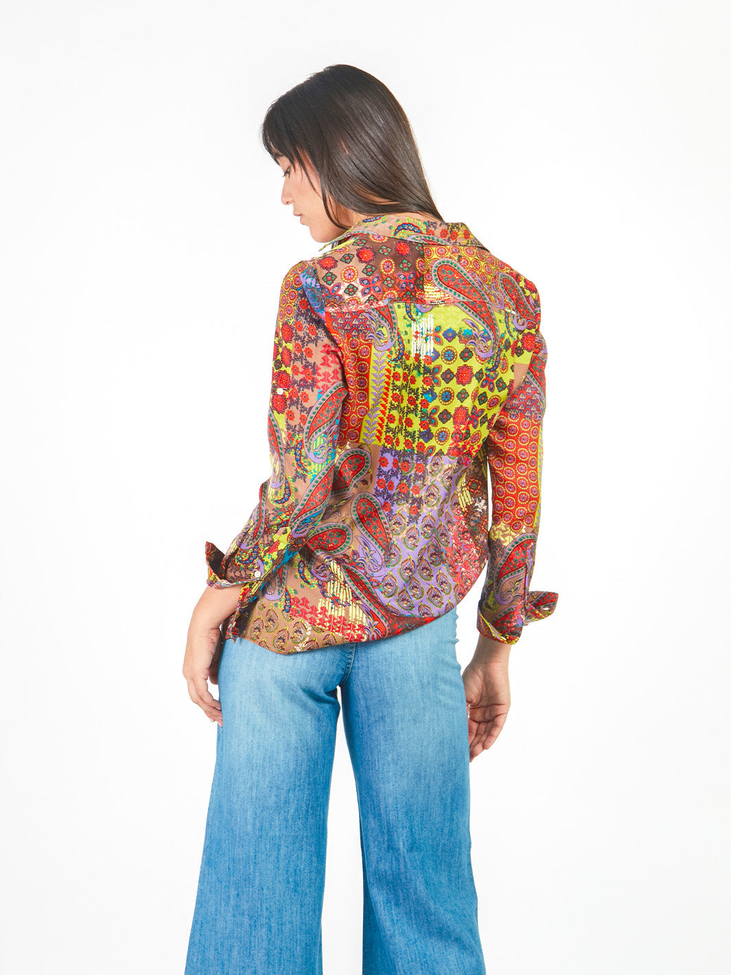Blusa estampado paisley