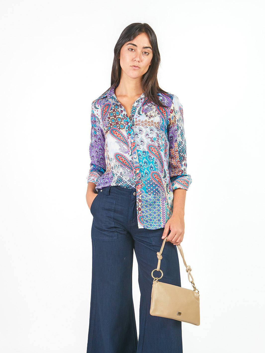 Blusa estampado paisley