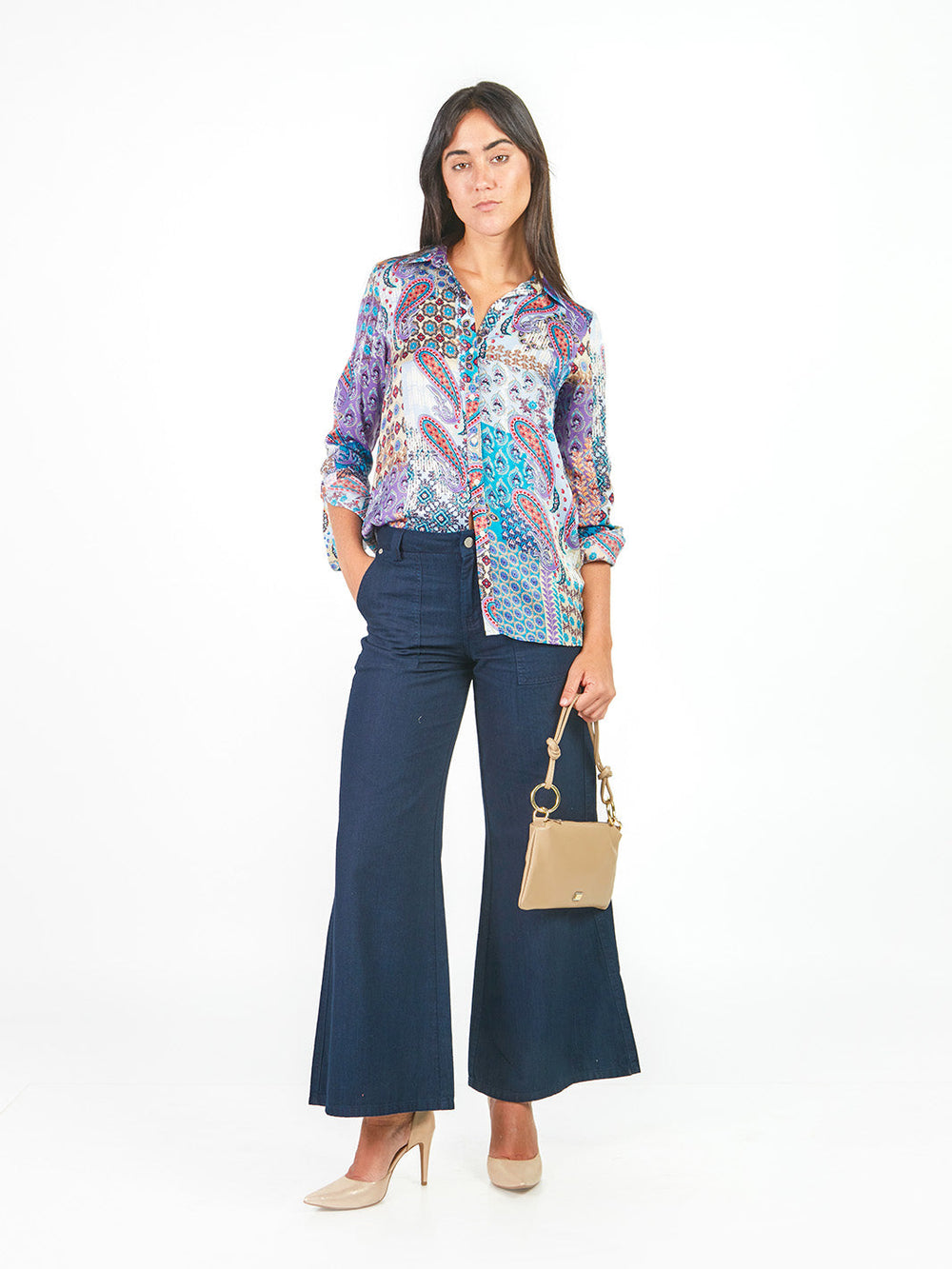 Blusa estampado paisley