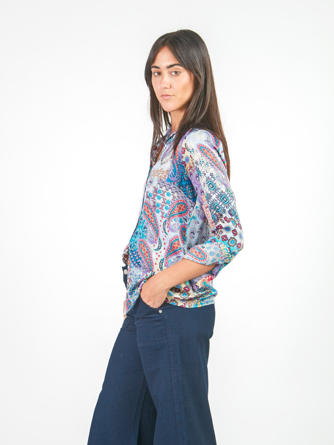 Blusa estampado paisley