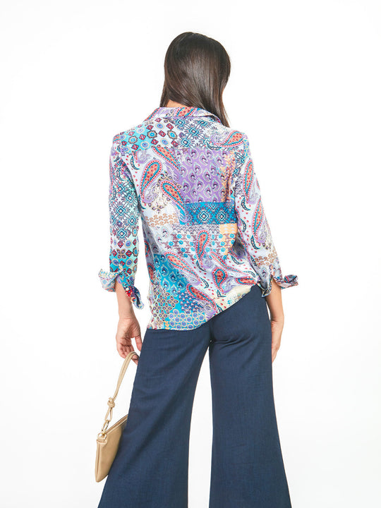 Blusa estampado paisley