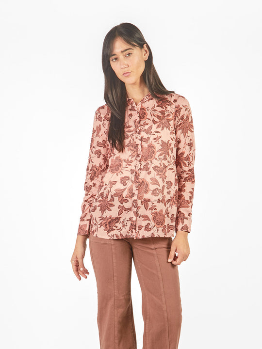 Blusa manga larga de fit holgado