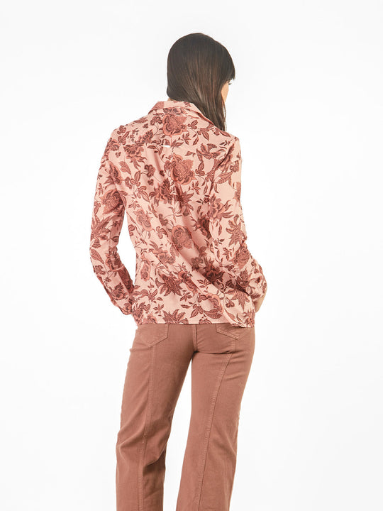 Blusa manga larga de fit holgado