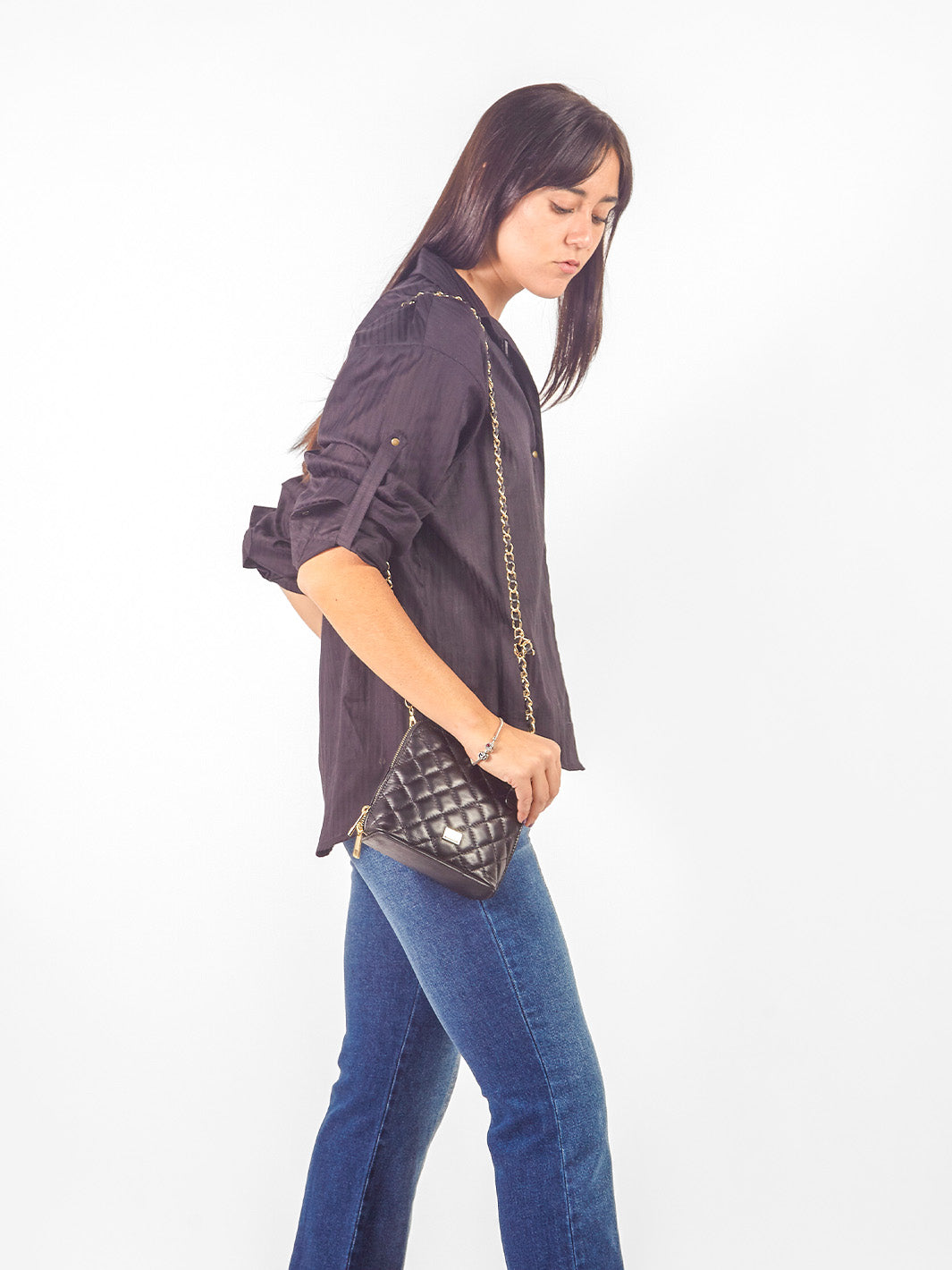 Blusa oversized texturizada