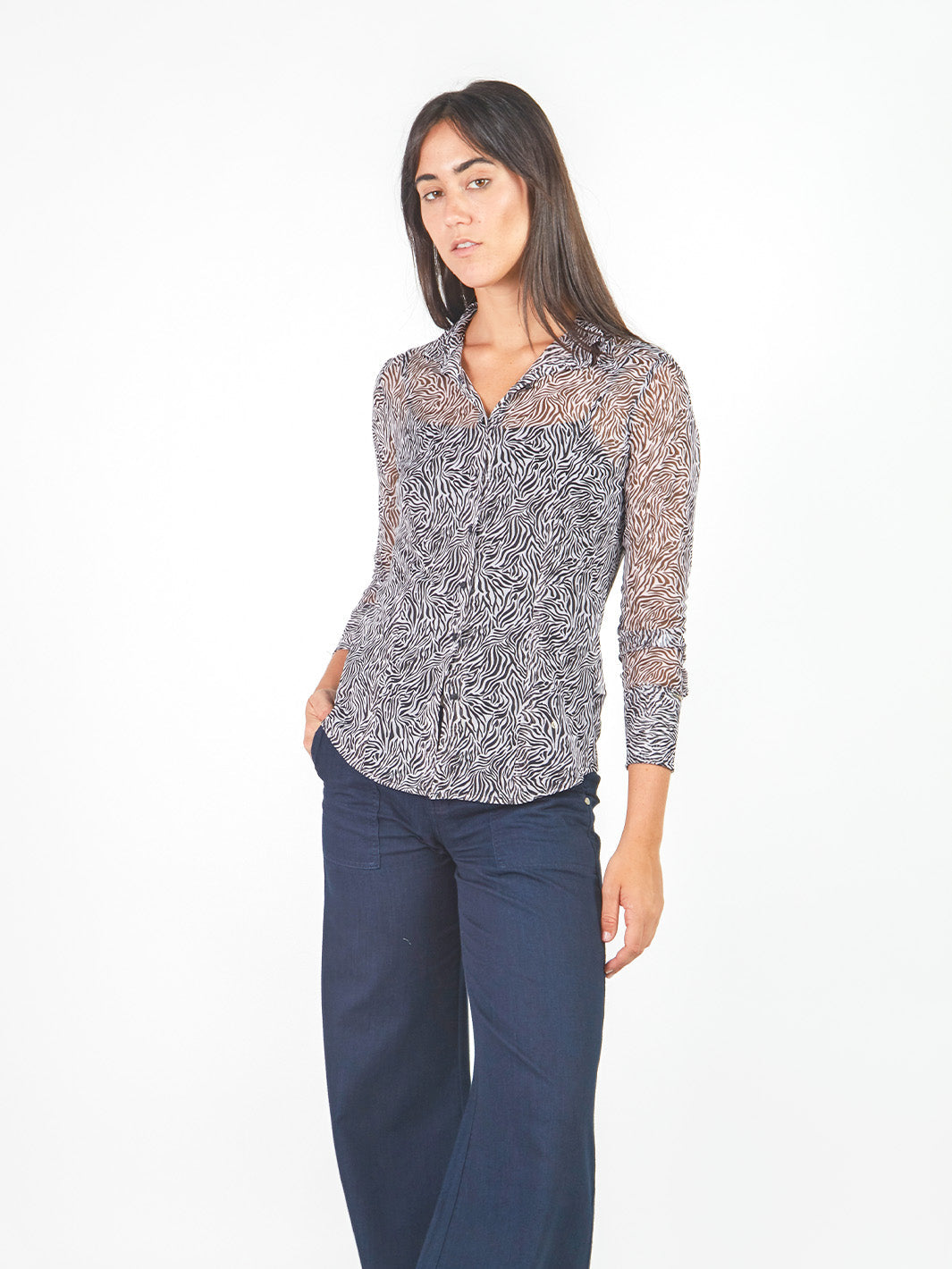 Blusas Manga Larga Bl01372Sfm