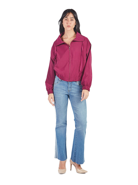 Casaca Manga Larga Estilo Bomber