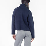 Chompa tacto cashmere Azul Marino