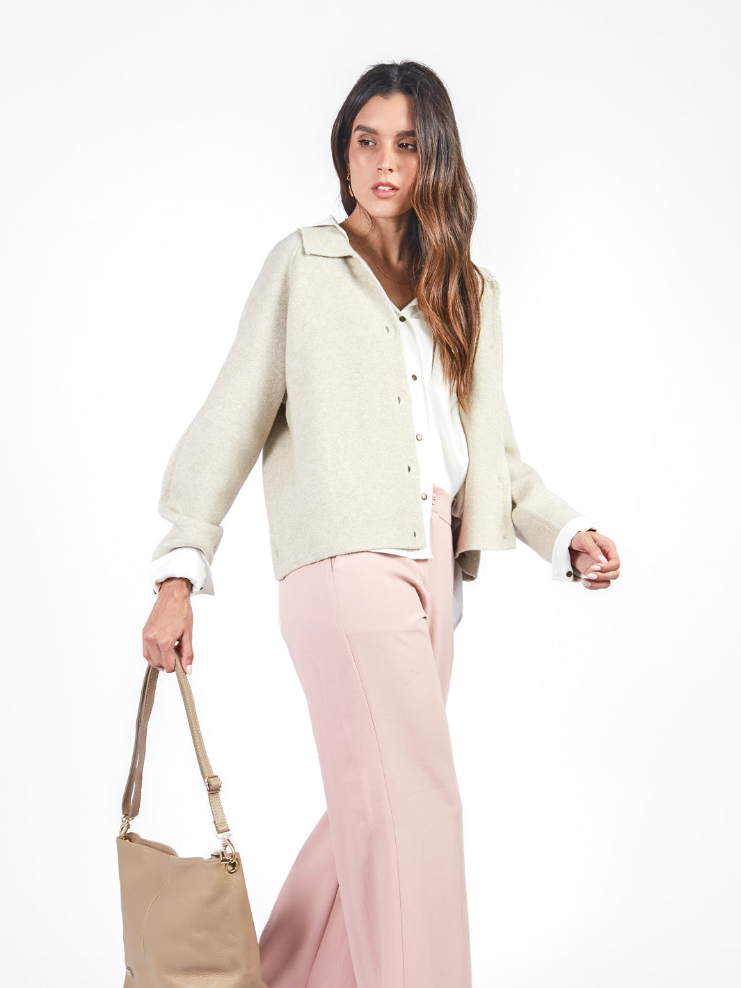 Cardigans Manga Larga Xcd00108Wal