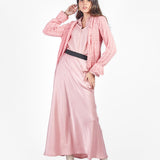 Chompa calada manga larga- Early Spring Rosado