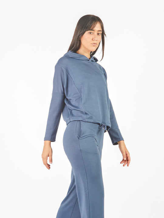 Hoodie manga larga rangla con capucha