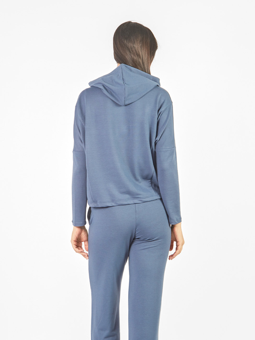 Hoodie manga larga rangla con capucha