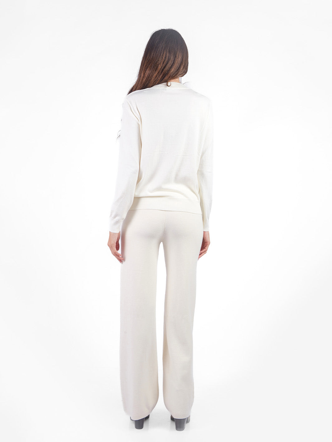 Pantalón recto tejido