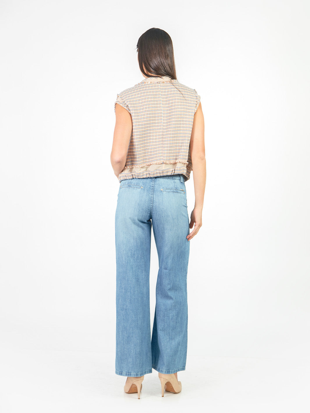 Pantalones Semi Palazo Jp00591Smc