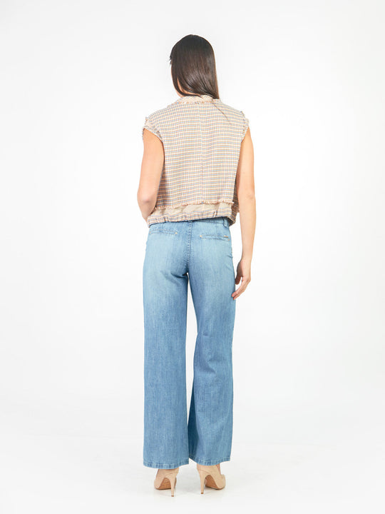 Pantalones Semi Palazo Jp00591Smc