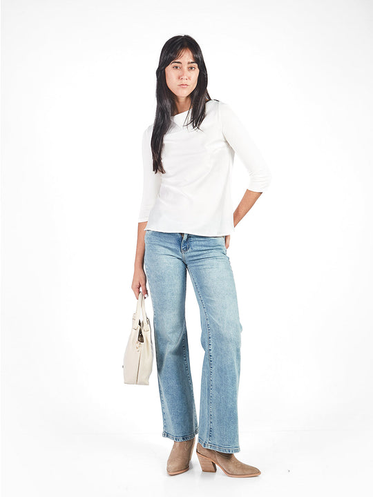 Pantalones Semi Palazo Jp00600Smc