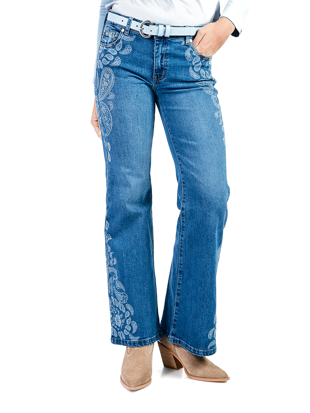 Pantalones Semi Palazo Jp00601Smc