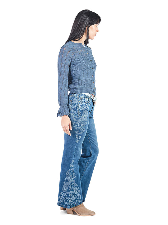 Pantalones Semi Palazo Jp00601Smc