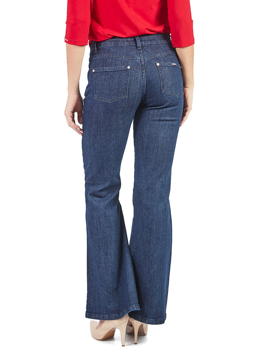 Pantalón Semi Acampanado Bolsillos