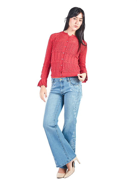 Pantalones Semi Palazo Jp00601Smc