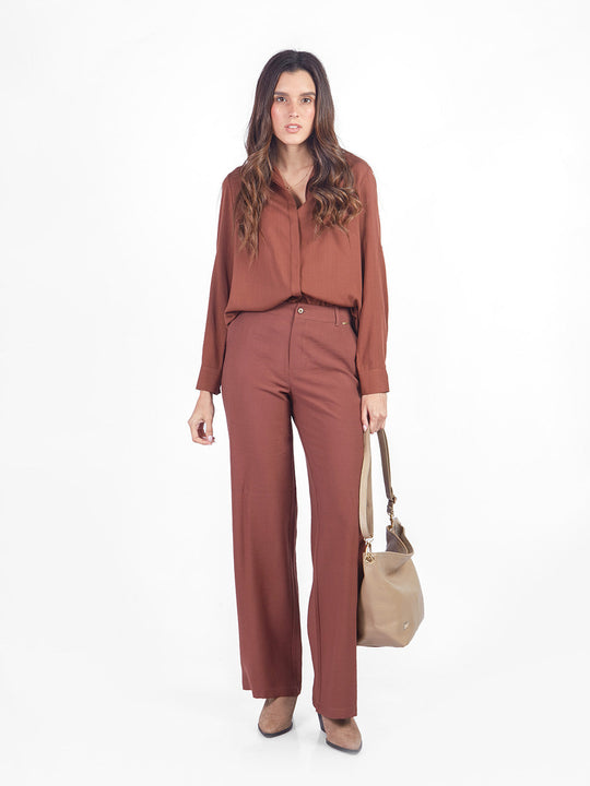 Pantalones Rectos Pt00745Tns