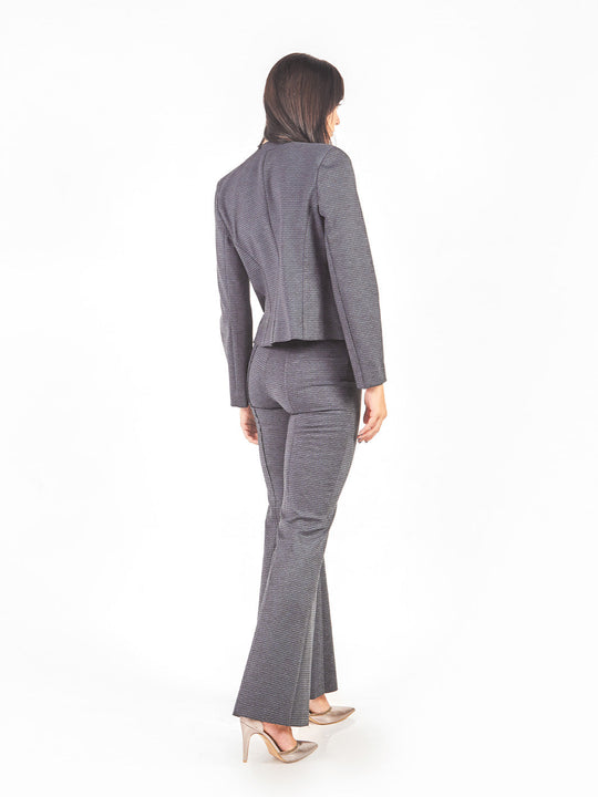 Pantalón sastre flare pespuntado